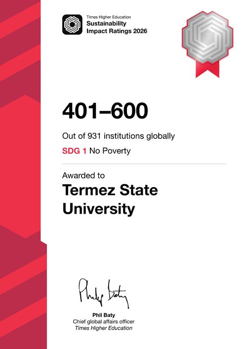 Certificate SDG 1