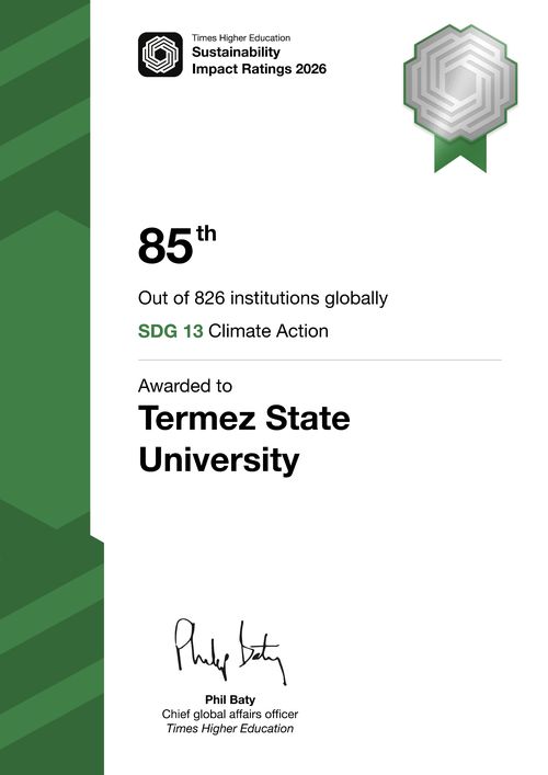 Certificate SDG 13
