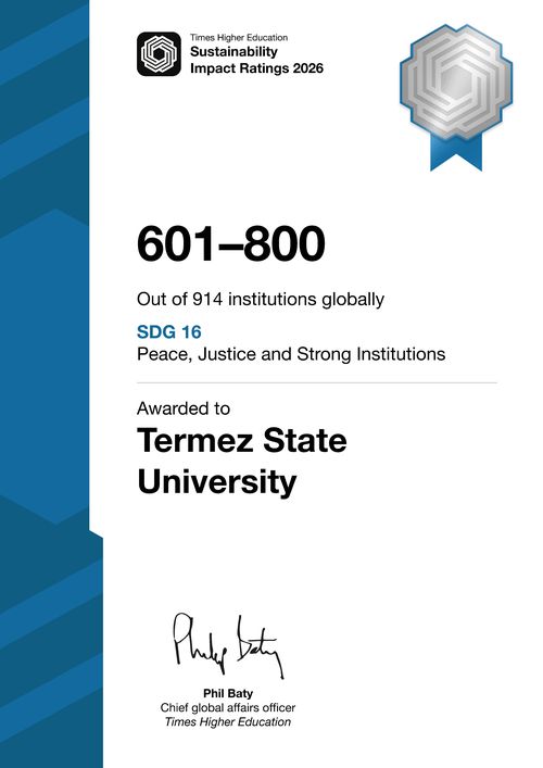 Certificate SDG 16