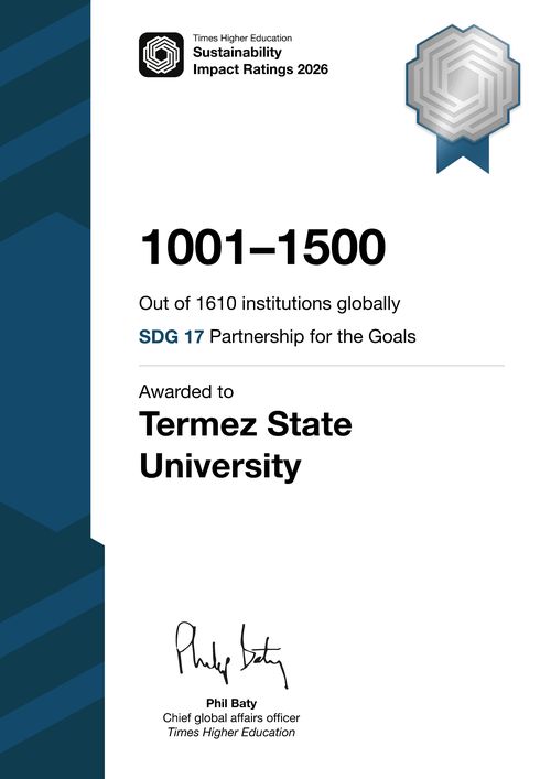 Certificate SDG 17