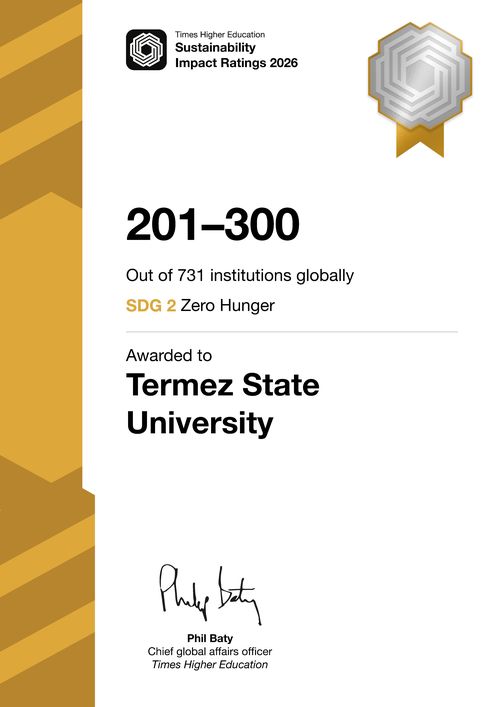 Certificate SDG 2