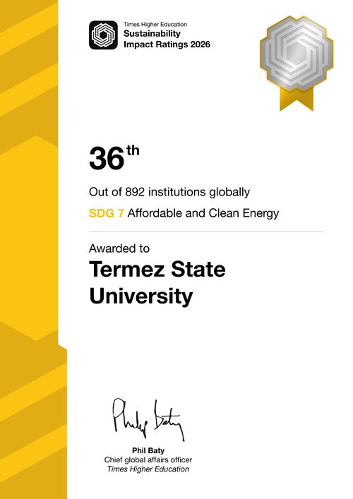 Certificate SDG 7