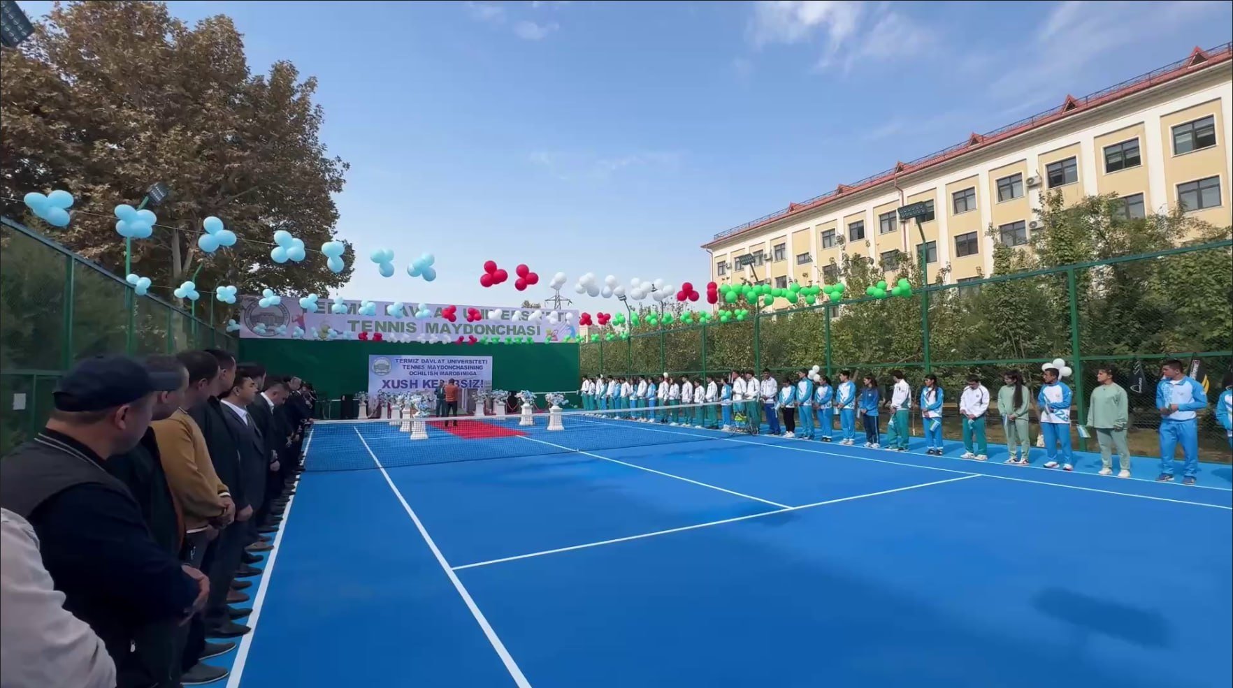TerDU da tennis korti va fitnes klubining ochilishi.