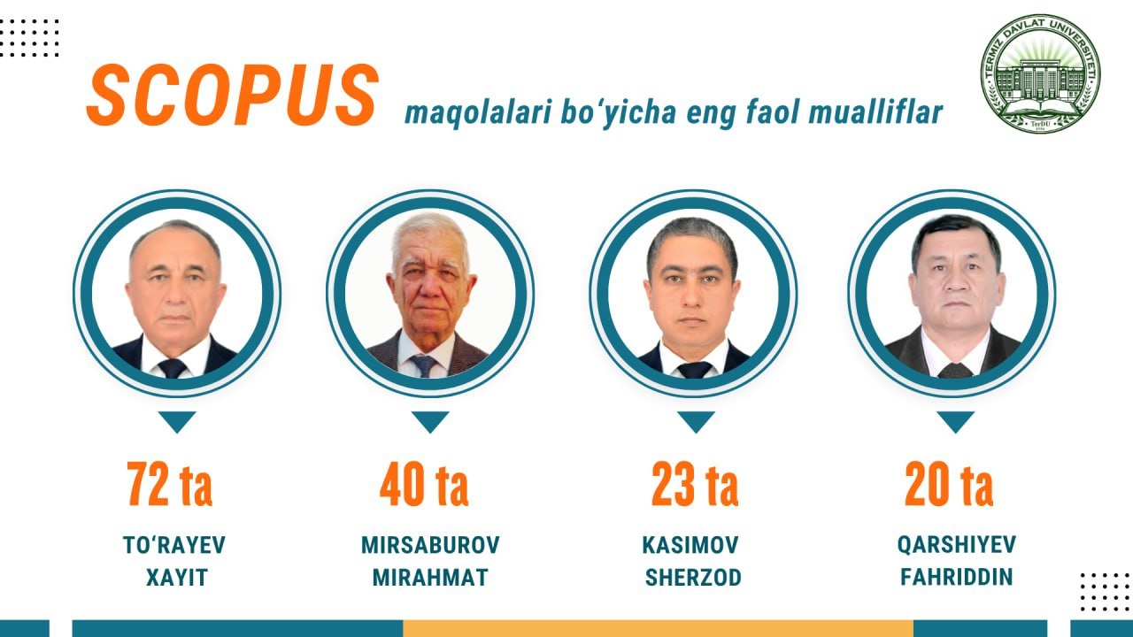 Eng faol ilmiy tadqiqotchilar — universitetimiz faxri!