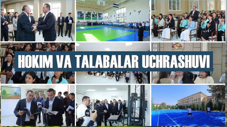 Surxondaryo viloyati hokimi U.Qosimov TerDU talabalar bilan uchrashuv o‘tkazdi