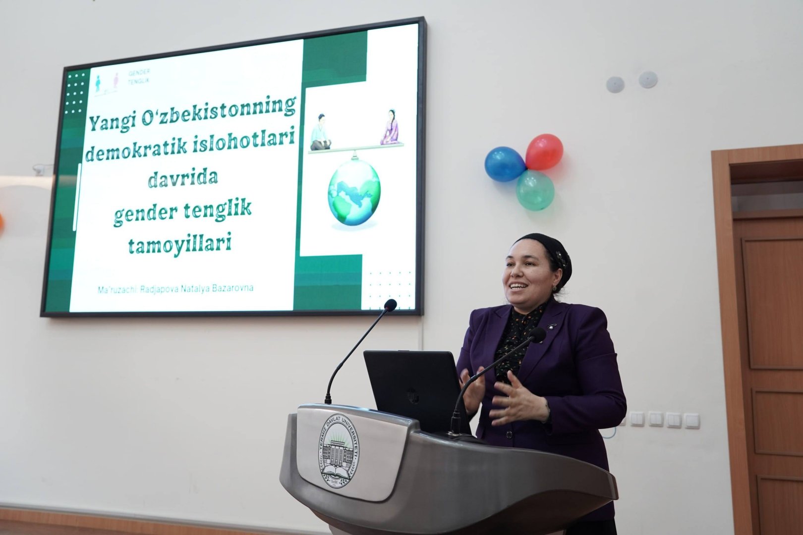 “Yangi O‘zbekistonning demokratik islohotlari davrida gender tenglik tamoyillari”