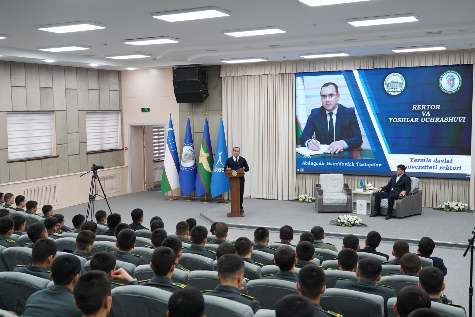 "YOSH CHEGARACHILAR" bilan uchrashuv: vatanga sodiqlik, intizom va mardlik saboqlari