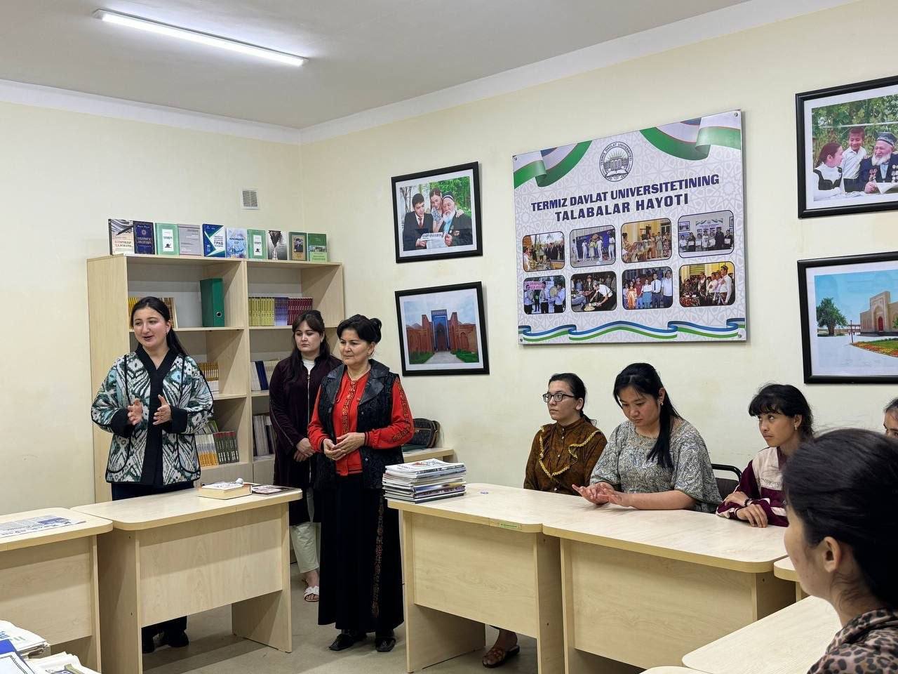 Termiz Davlat Universiteti Yoshlar ittifoqi boshlangʻich tashkiloti Yoshlar daftari va metsenantlik loyihalari