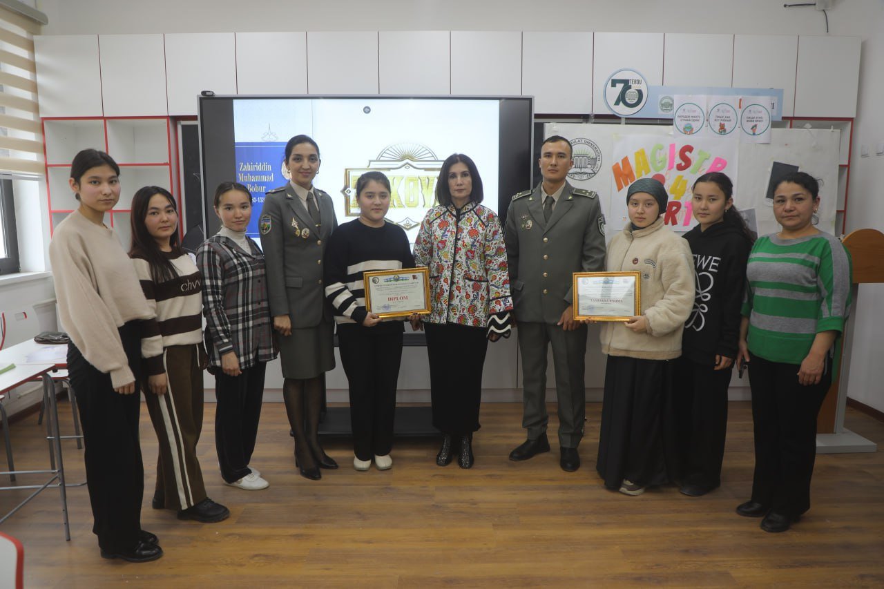 TerDUda Zahiriddin Muhammad Bobur tavalludining 542 yilligi nishonlanmoqda