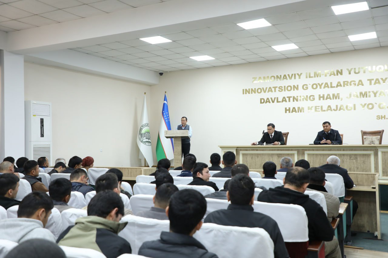 Termiz davlat universitetda “Korrupsiyaga qarshi kurashish”, “Yoshlarda korrupsiyaga nisbatan toqatsiz munosabatni shakllantirish”