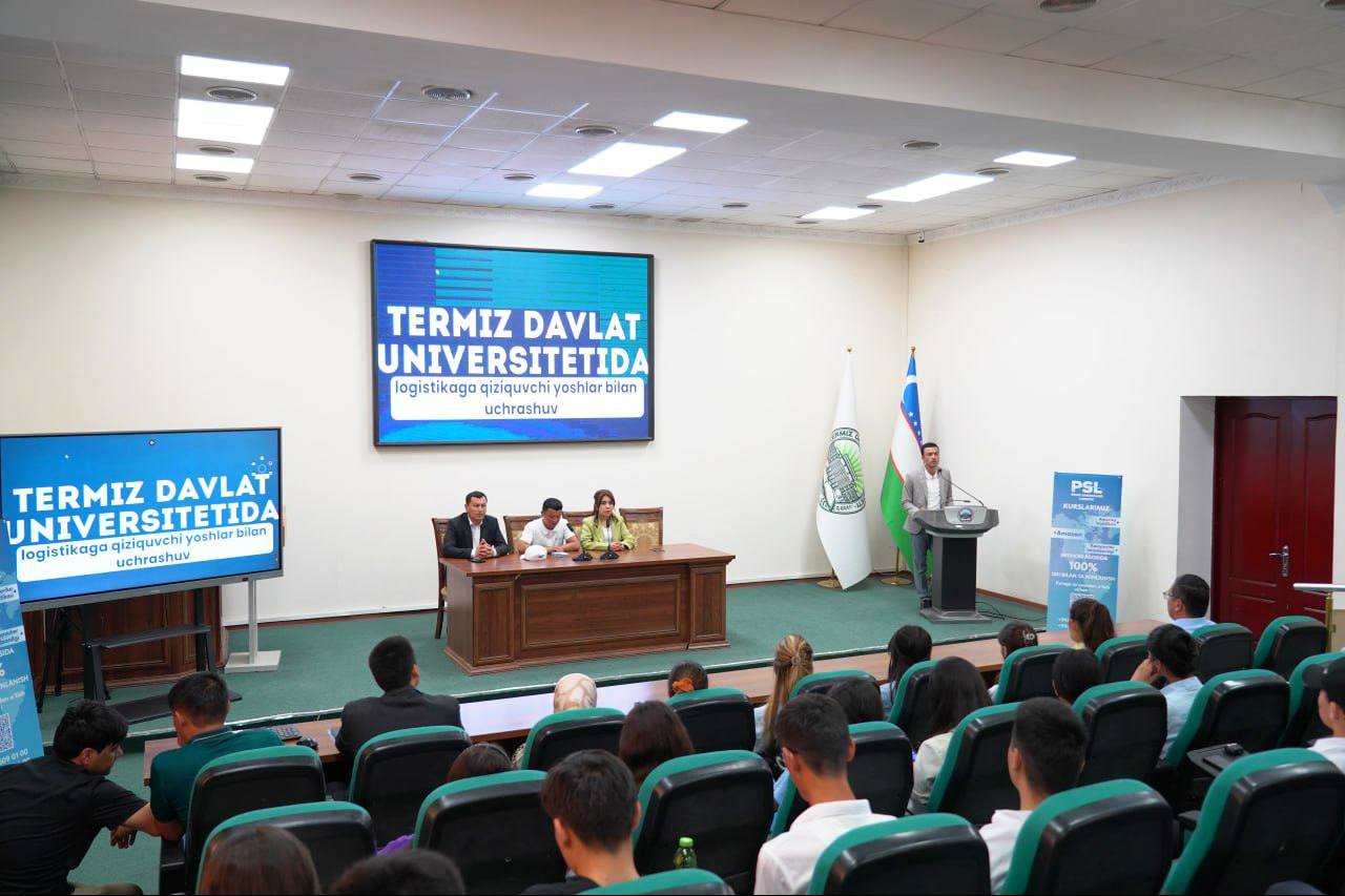 Termiz davlat universiteti talabalari va Prime Termez logistik kompaniyasi mutaxassislari o‘rtasida ishga taklif qilish bo‘yicha uchrashuv bo‘lib o‘tdi. 