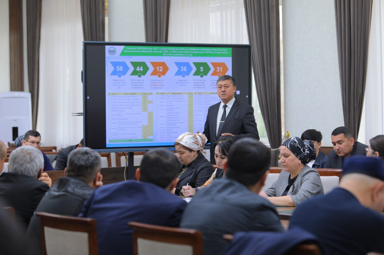Ta’lim sifatini oshirish, imtihonlarni tashkil etish va maktablar bilan hamkorlikni kuchaytirish bo'yicha ustuvor vazifalar