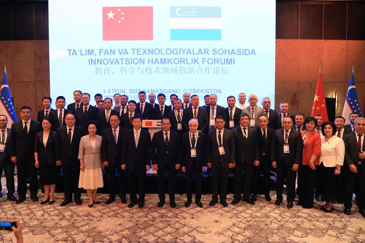 Samarqandda ta’lim, fan va texnologiya sohalarida O‘zbekiston–Xitoy hamkorligiga bag‘ishlangan xalqaro forum bo‘lib o‘tmoqda