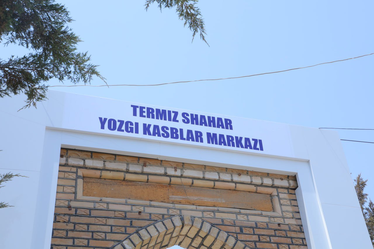 Yozgi kasblar markazining ochilish marosimi bo‘lib o‘tdi