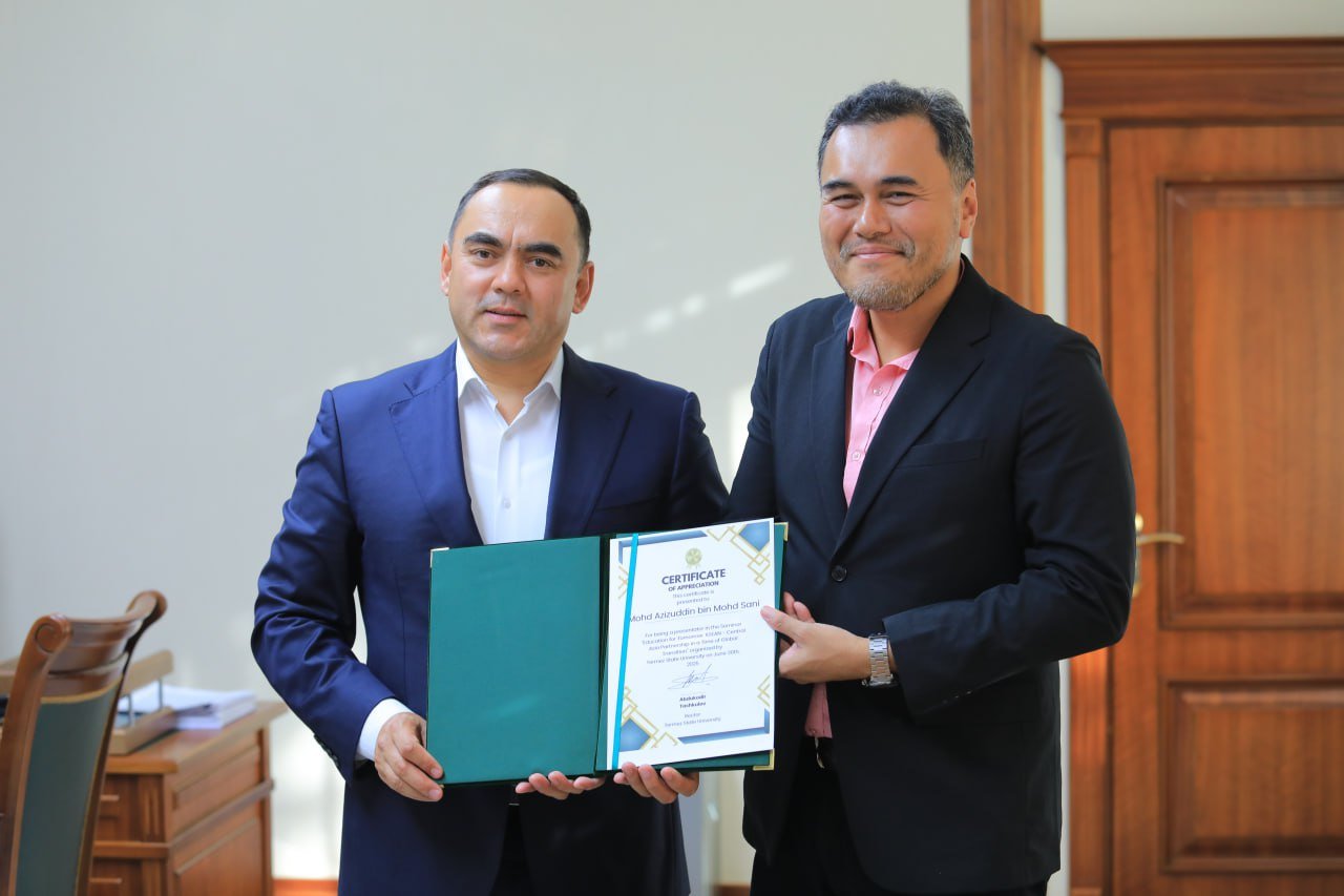 TerDU va Malayziya universiteti o'rtasida hamkorlik aloqalari mustahkamlanmoqda
